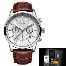 Load image into Gallery viewer, Men's Fashion Sport Quartz Clock Men's Watches Brand Luxury Leather Business
