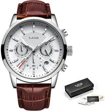 Load image into Gallery viewer, Men's Fashion Sport Quartz Clock Men's Watches Brand Luxury Leather Business