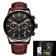 Load image into Gallery viewer, Men's Fashion Sport Quartz Clock Men's Watches Brand Luxury Leather Business