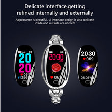 Load image into Gallery viewer, Women Girl Crystal Luxury Smart Watch Sport Bracelet  Watch For Android iOS Bracelet