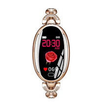 Load image into Gallery viewer, Women Girl Crystal Luxury Smart Watch Sport Bracelet  Watch For Android iOS Bracelet