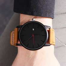 Load image into Gallery viewer, Fashion Casual Sports  Leather Quartz Men's Watch