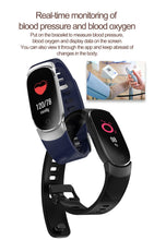 Load image into Gallery viewer, New Sports Waterproof Bracelet Band Unisex Fitness Tracker Smartwatch Metal Case Smartwatch