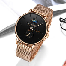Load image into Gallery viewer, Top Brand Luxury Fashion Watch Steel Ultra-Thin Casual Wrist Watch Quartz Clock
