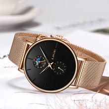 Load image into Gallery viewer, Top Brand Luxury Fashion Watch Steel Ultra-Thin Casual Wrist Watch Quartz Clock
