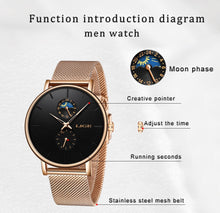 Load image into Gallery viewer, Top Brand Luxury Fashion Watch Steel Ultra-Thin Casual Wrist Watch Quartz Clock