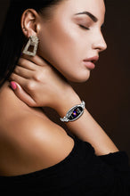 Load image into Gallery viewer, Women Girl Crystal Luxury Smart Watch Sport Bracelet  Watch For Android iOS Bracelet
