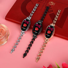 Load image into Gallery viewer, Women Girl Crystal Luxury Smart Watch Sport Bracelet  Watch For Android iOS Bracelet