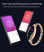 Load image into Gallery viewer, Women Girl Crystal Luxury Smart Watch Sport Bracelet  Watch For Android iOS Bracelet