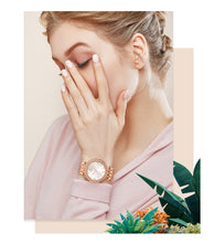 Load image into Gallery viewer, Shengke Creative Luxury Woman Watch Rose Gold Box Watches for Women Gift Necklace Watch Set Stainless Steel Wrist Watches