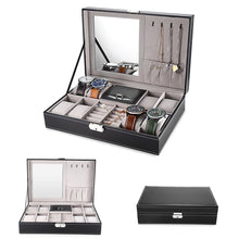 Load image into Gallery viewer, PU Leather Watch Box Jewelry Case Storage Box Organizer f Display Holder
