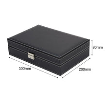 Load image into Gallery viewer, PU Leather Watch Box Jewelry Case Storage Box Organizer f Display Holder