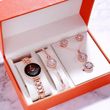 Load image into Gallery viewer, New woman watch 2019 6pcs Women Watches Bracelets Set Casual Ladies Dress Wristwatch Female Quartz Clock Gift Box