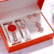 Load image into Gallery viewer, New woman watch 2019 6pcs Women Watches Bracelets Set Casual Ladies Dress Wristwatch Female Quartz Clock Gift Box