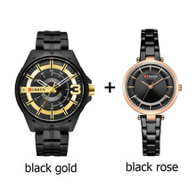 Load image into Gallery viewer, Curren Couple Watches For Lovers Stainless Steel Business Watch Women And Men Couple Watch Pair Wristwatch Relogio Feminino 2019