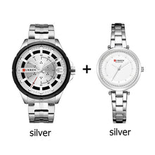 Load image into Gallery viewer, Curren Couple Watches For Lovers Stainless Steel Business Watch Women And Men Couple Watch Pair Wristwatch Relogio Feminino 2019