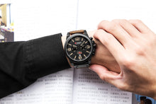 Load image into Gallery viewer, Top Brand Sport Wrist Watch Chronograph Quartz Military Genuine Leather