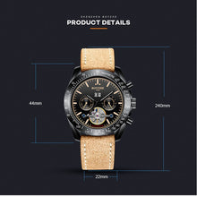 Load image into Gallery viewer, Mechanical Watch Men Automatic Hombre Luxury Brand Luminous Sport Leather