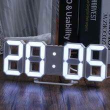 Load image into Gallery viewer, LED Digital Wall Clock with 3 levels Brightness Alarm Clock Wall Hanging Clock