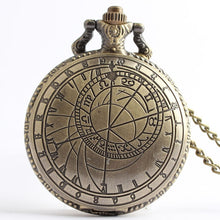 Load image into Gallery viewer, Retro Smooth Men Black Pocket Watch Silver Polish Quartz Fob Pocket Watches Pendant with Chain