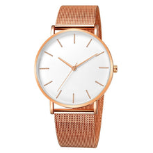 Load image into Gallery viewer, Watch Quartz Casual Simple Luxury/Steel Unisex Watches