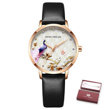 Load image into Gallery viewer, Elegant Women Quartz Watch Lady Leather Fashion Wristwatch Casual