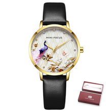 Load image into Gallery viewer, Elegant Women Quartz Watch Lady Leather Fashion Wristwatch Casual