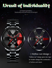 Load image into Gallery viewer, Car Rim Hub Watch Custom Design Wrist Watch