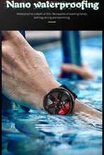Load image into Gallery viewer, Car Rim Hub Watch Custom Design Wrist Watch