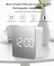 Load image into Gallery viewer, Multi-Function LED Table Clock Digital Modern Mirror Alarm Clocks