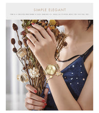 Load image into Gallery viewer, Shengke Rose Gold Bracelet Watches Women Set 2019 New Ladies Fashion Quartz Watch with Crystal Star Xmas Gift Set For Women