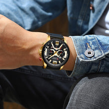 Load image into Gallery viewer, 2020 Top Brand Luxury Sports  Fashionable Leather Watches with Calendar Men's C Wrist Watch