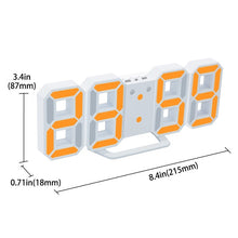 Load image into Gallery viewer, Modern Digital LED Table Desk Night Wall Clock Alarm Watch 24 or 12 Hour Display Dropshiping Feb25
