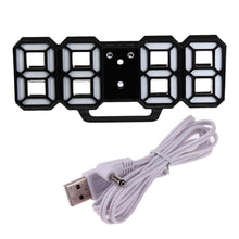 Load image into Gallery viewer, Modern Digital LED Table Desk Night Wall Clock Alarm Watch 24 or 12 Hour Display Dropshiping Feb25