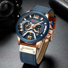 Load image into Gallery viewer, Curren Couple Watch Set 2020 Casual Chronograph Watch Men Rose Gold Women Watches Ladies For Lovers Wristwatch Relogio Feminino