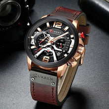 Load image into Gallery viewer, Curren Couple Watch Set 2020 Casual Chronograph Watch Men Rose Gold Women Watches Ladies For Lovers Wristwatch Relogio Feminino