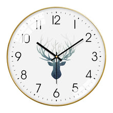 Load image into Gallery viewer, Modern Wall Clock Gold Nordic Watch Wall
