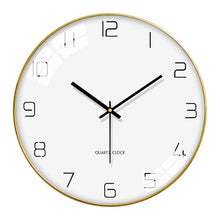 Load image into Gallery viewer, Modern Wall Clock Gold Nordic Watch Wall