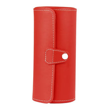 Load image into Gallery viewer, Luxury Watch Display Gift Box Case Roll 3 Slot Wristwatch PU Leather