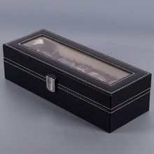 Load image into Gallery viewer, Leatherette Wrist Watch Display Box Organizer Storage Box Watch Holder