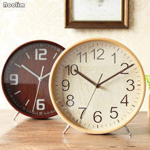 Load image into Gallery viewer, Table Clock Desktop Living Room Simple Solid Wood Clock Modern Large Pendulum Clock Creative Minimalist Ornaments