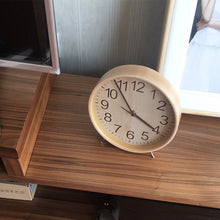 Load image into Gallery viewer, Table Clock Desktop Living Room Simple Solid Wood Clock Modern Large Pendulum Clock Creative Minimalist Ornaments