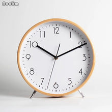 Load image into Gallery viewer, Table Clock Desktop Living Room Simple Solid Wood Clock Modern Large Pendulum Clock Creative Minimalist Ornaments