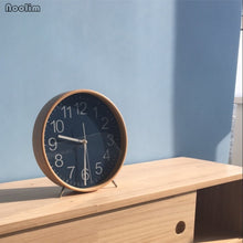 Load image into Gallery viewer, Table Clock Desktop Living Room Simple Solid Wood Clock Modern Large Pendulum Clock Creative Minimalist Ornaments
