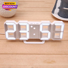 Load image into Gallery viewer, 8 Shaped USB Digital Table Clocks Wall Clock LED Time Display Creative Watches 24&12-Hour Display Alarm Snooze Home Decoration
