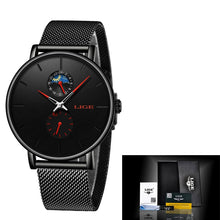 Load image into Gallery viewer, Top Brand Luxury Fashion Watch Steel Ultra-Thin Casual Wrist Watch Quartz Clock
