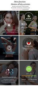 New Luxury Smart Fitness Bracelet Wristband Lady Watch Gift For Friend+box