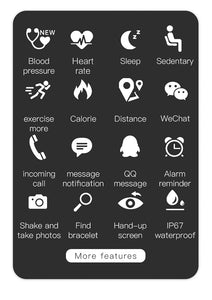 Sport Smart Watch Unisex Waterproof Activity Fitness tracker Smartwatch for Android ios