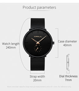 Fashion  Top Brand Luxury Quartz Men's Watch Casual Slim