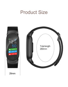 New Sports Waterproof Bracelet Band Unisex Fitness Tracker Smartwatch Metal Case Smartwatch